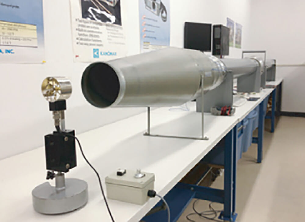Kanomax Wind Tunnel in Calibration Lab